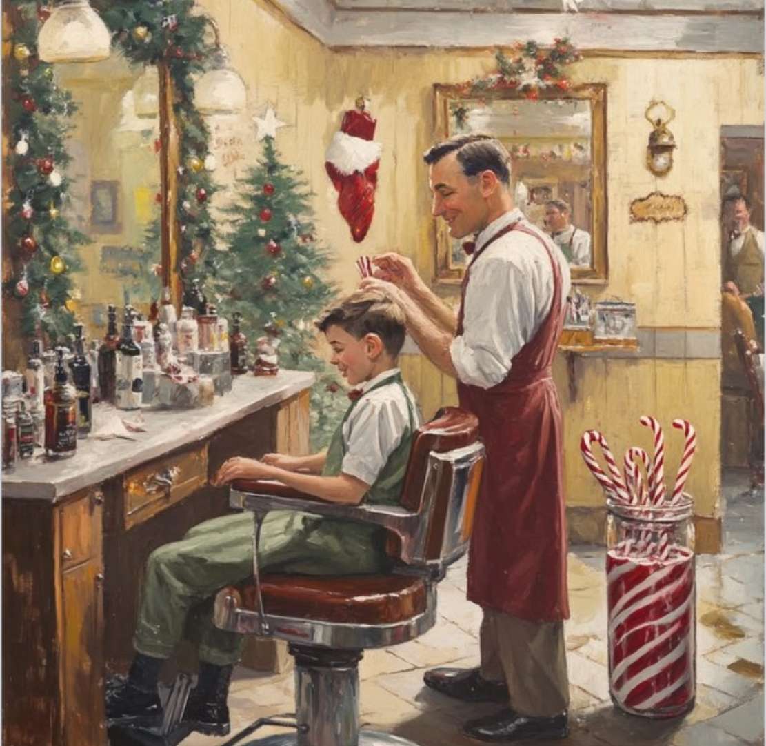 少年の最初のソロヘアカット。 オンラインパズル