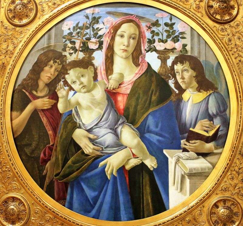 Beautiful Madonny Botticelli jigsaw puzzle online