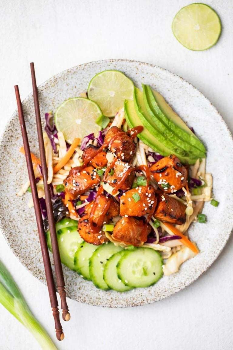 Kryddig asiatisk sallad Pussel online
