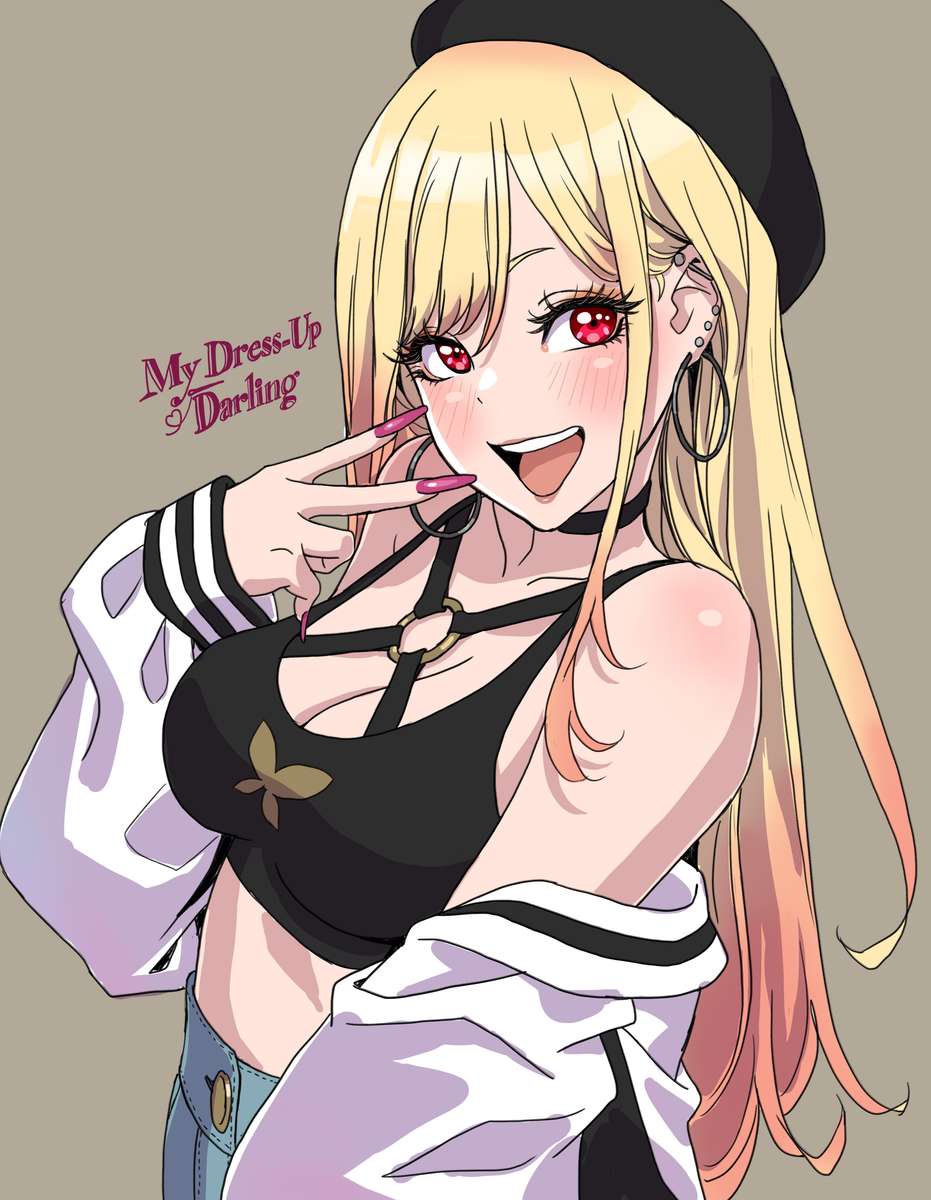 Kitagawa Marin w Casual puzzle online