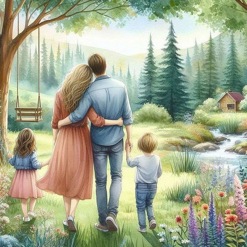 4 To rodzina puzzle online