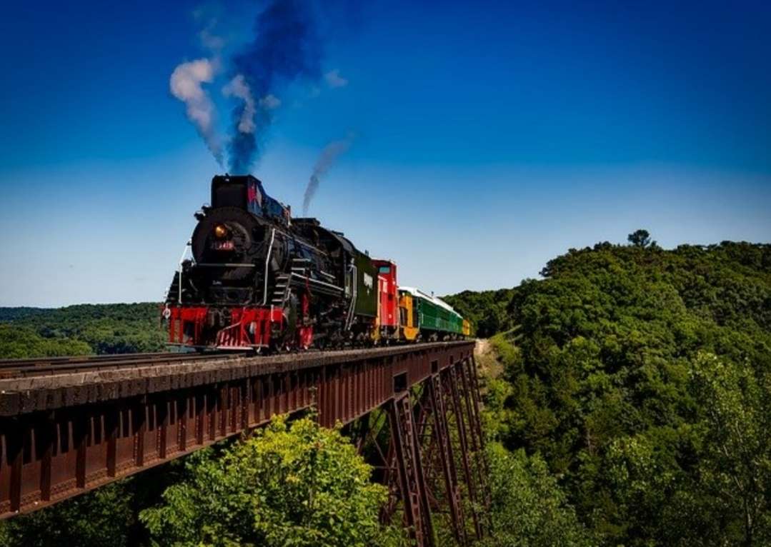 Dampfzug Puzzlespiel online