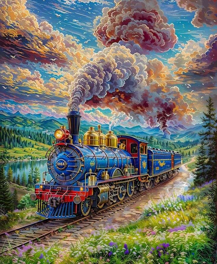 人生は電車に乗るようなものです ジグソーパズルオンライン