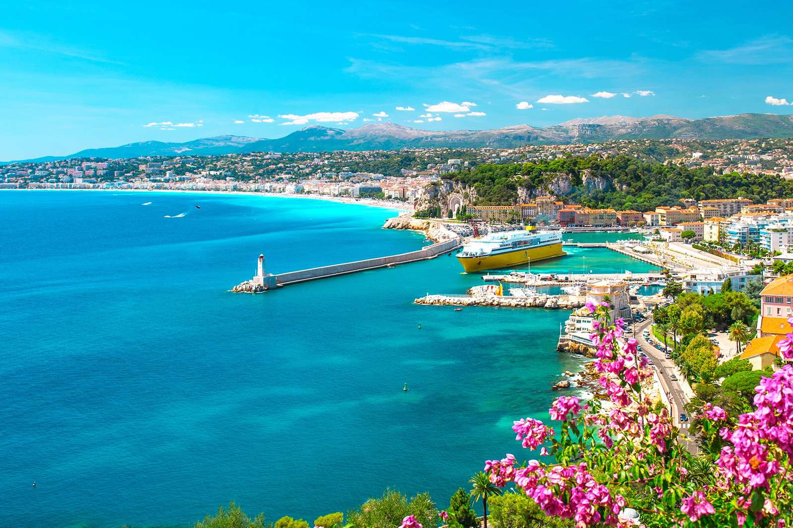 Azure Coast in Frankreich Online-Puzzle