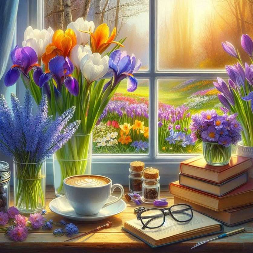 Η άνοιξη είναι σύμβολο νέων αρχών παζλ online