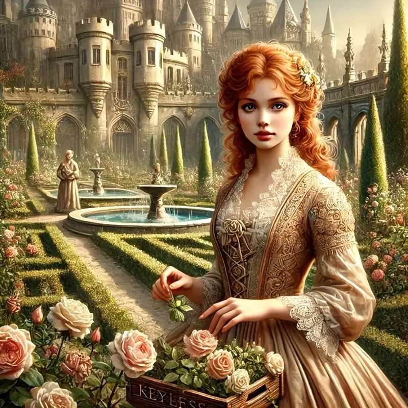 Un paseo por los jardines reales rompecabezas en línea