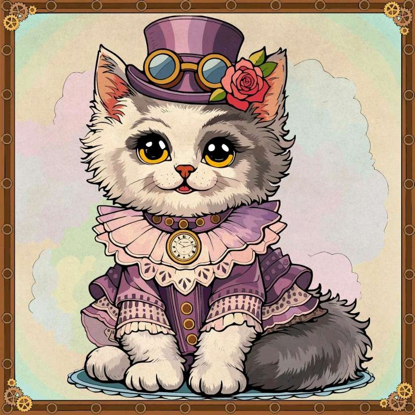 Gato industrial quebra-cabeças online