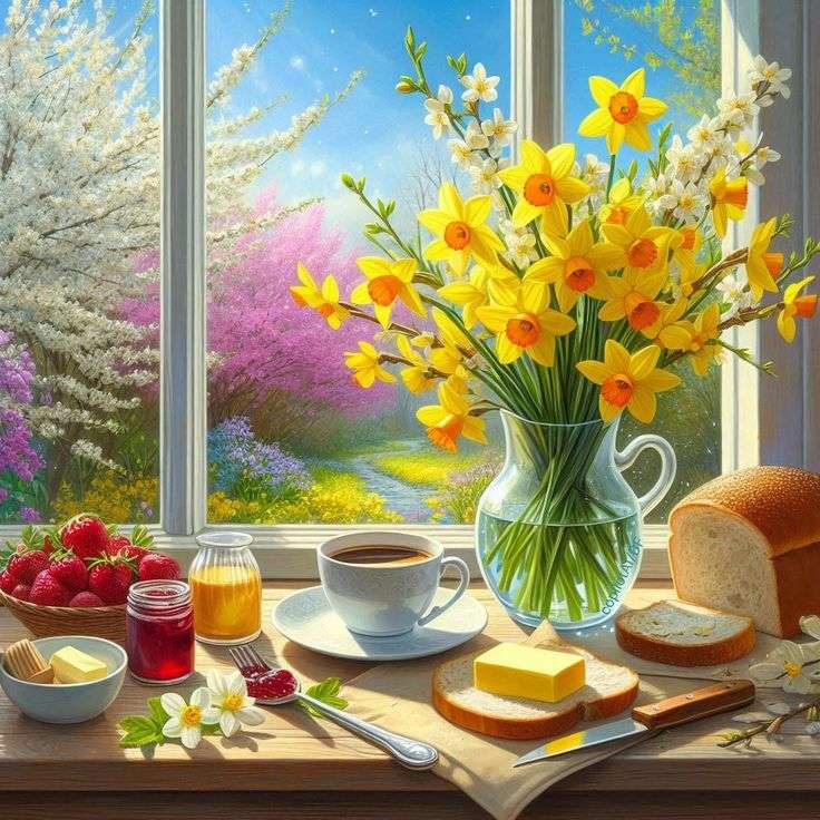 Dzień dobry słońce puzzle online