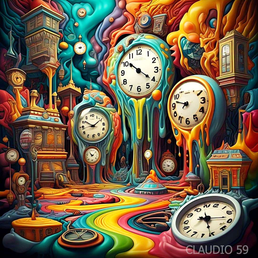 Time passes. online puzzle