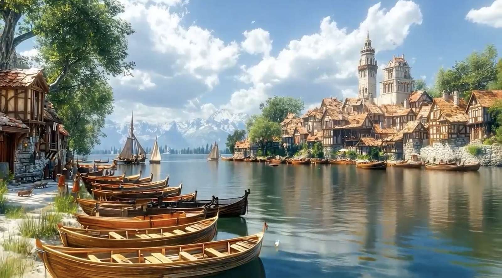 Sloops on the side. online puzzle