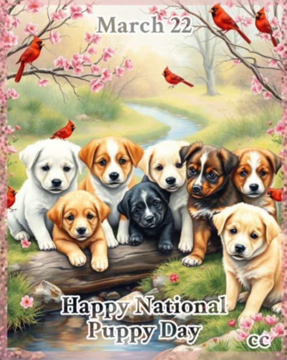 Nosotros, las patas para el Día Nacional de los Pupantes rompecabezas en línea