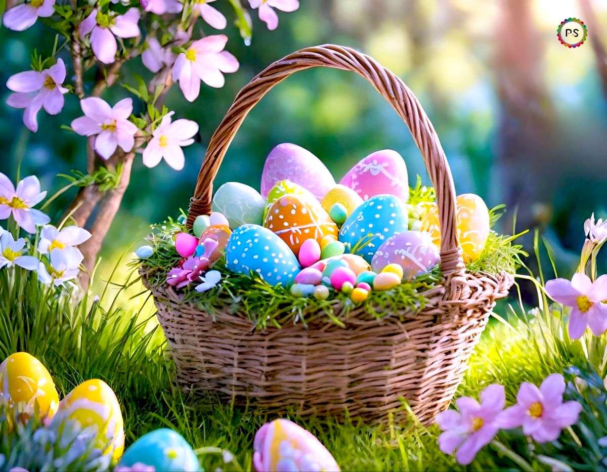 イースターバスケット ジグソーパズルオンライン