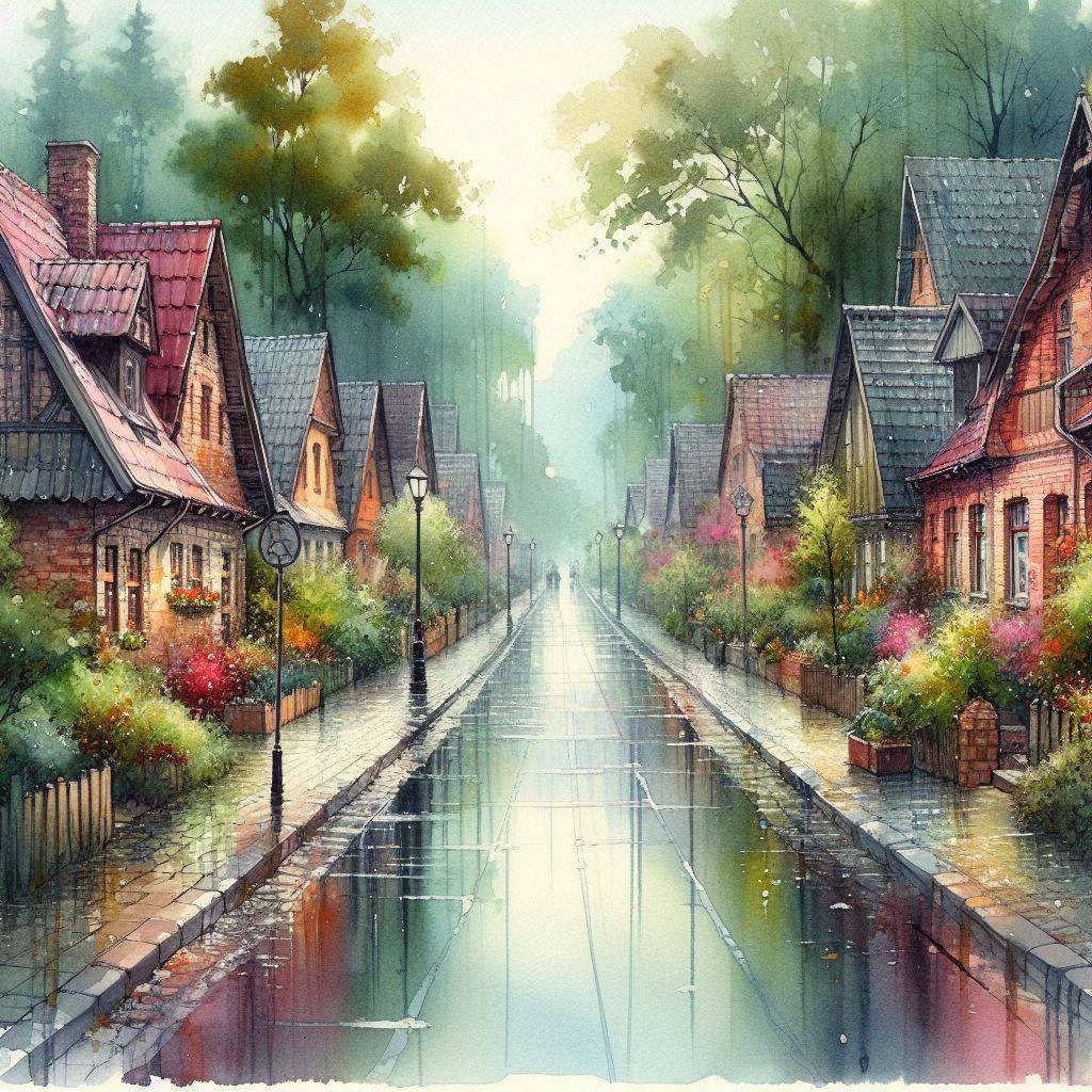 雨道 オンラインパズル