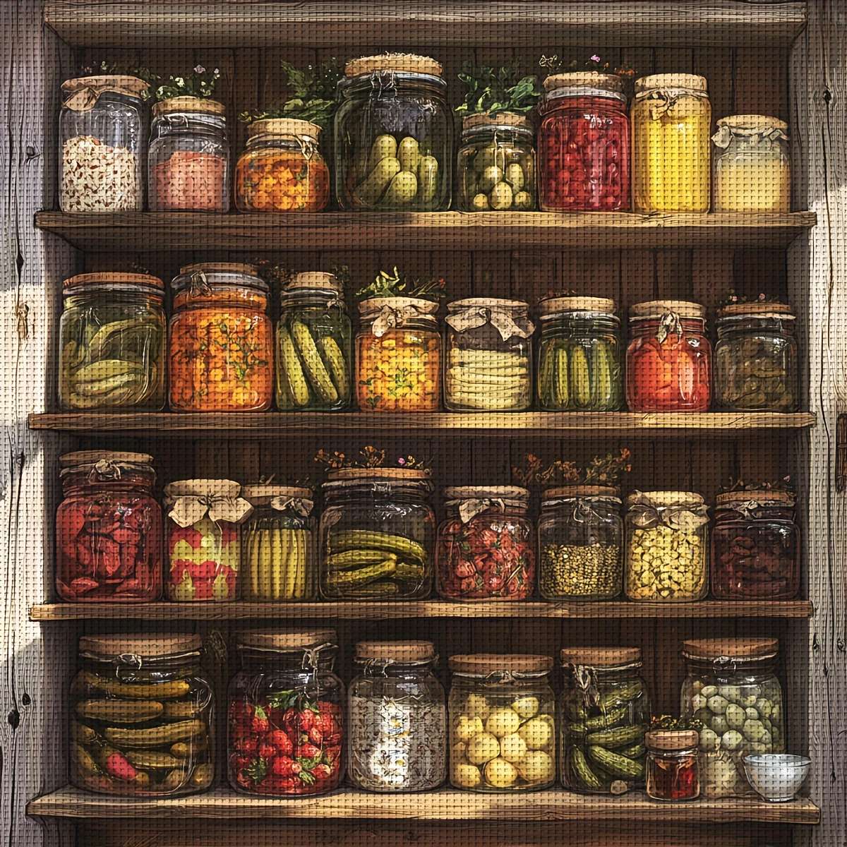 przetwory na zimę puzzle online