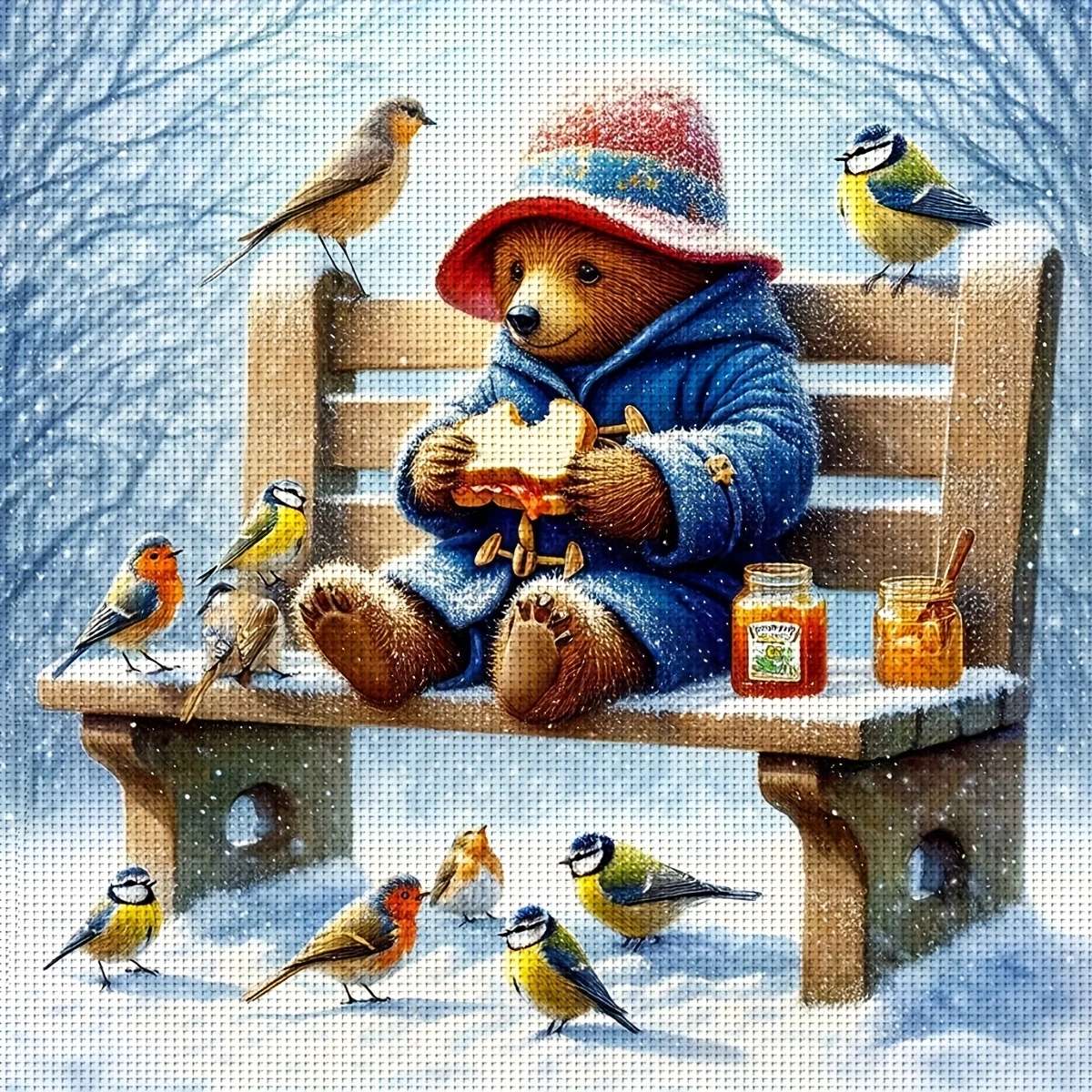 パディントンはベンチに熊を熊にします オンラインパズル