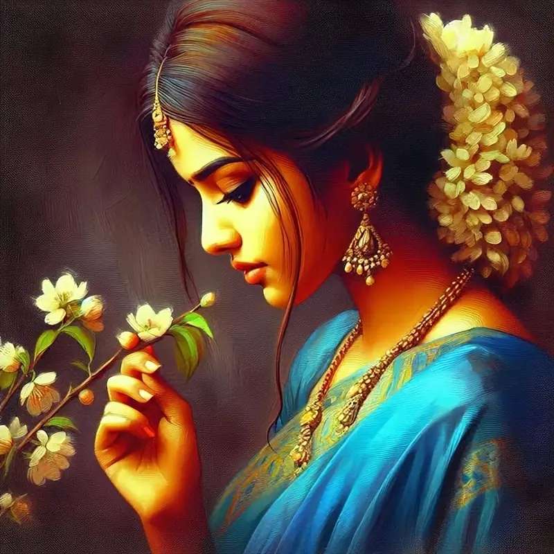 東洋の美しさを持つ女の子 ジグソーパズルオンライン