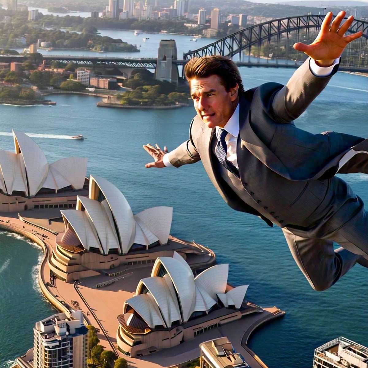 Lot nad Sydney puzzle online