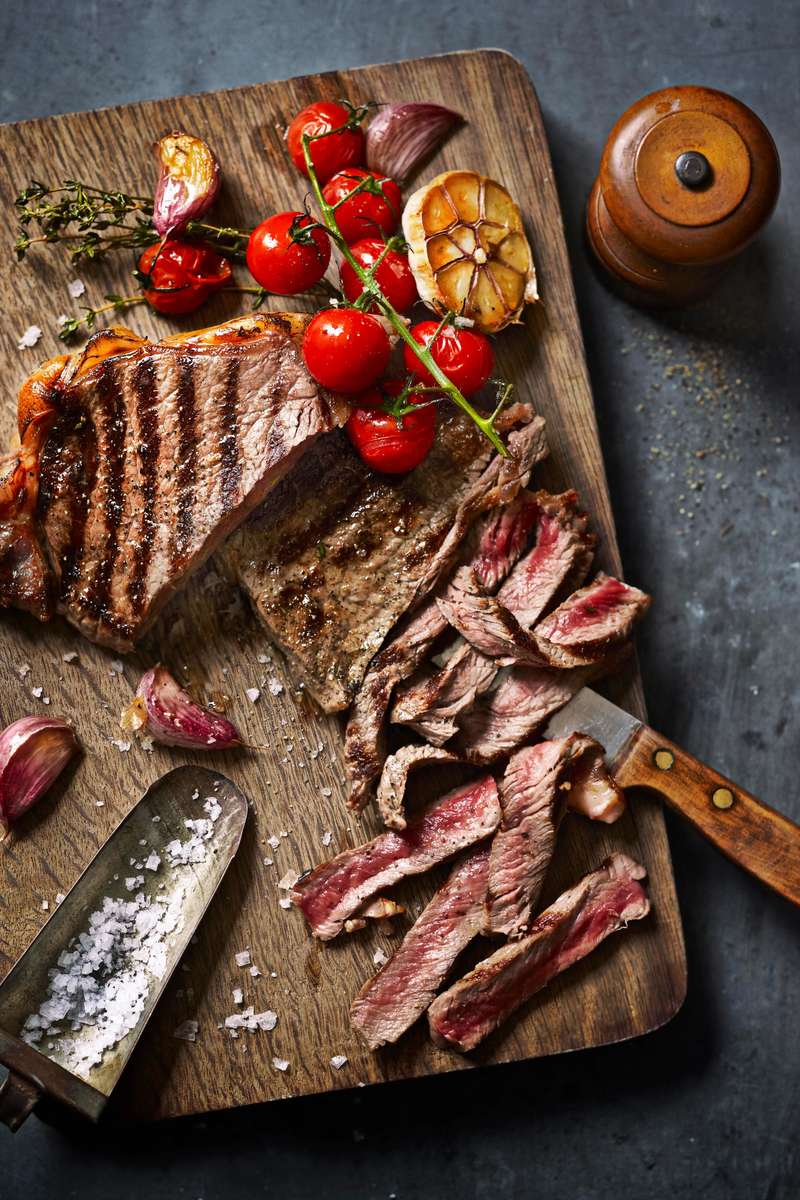 Bistec salado rompecabezas en línea