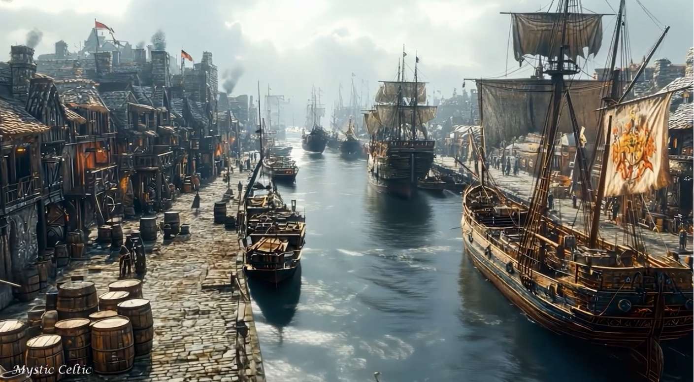 Les grands navires passent devant puzzle en ligne