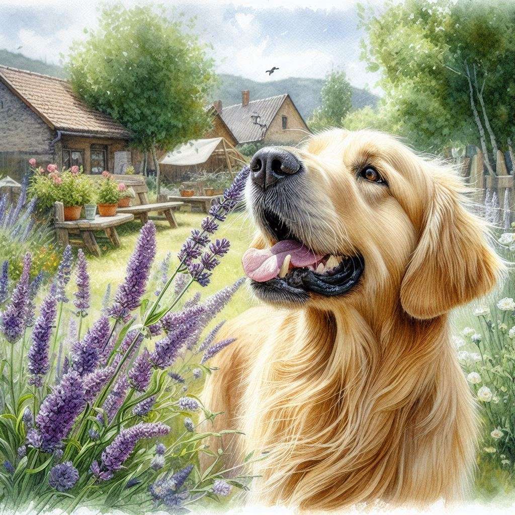 Jeśli masz szczęście, przyjdzie Golden Retriever puzzle online