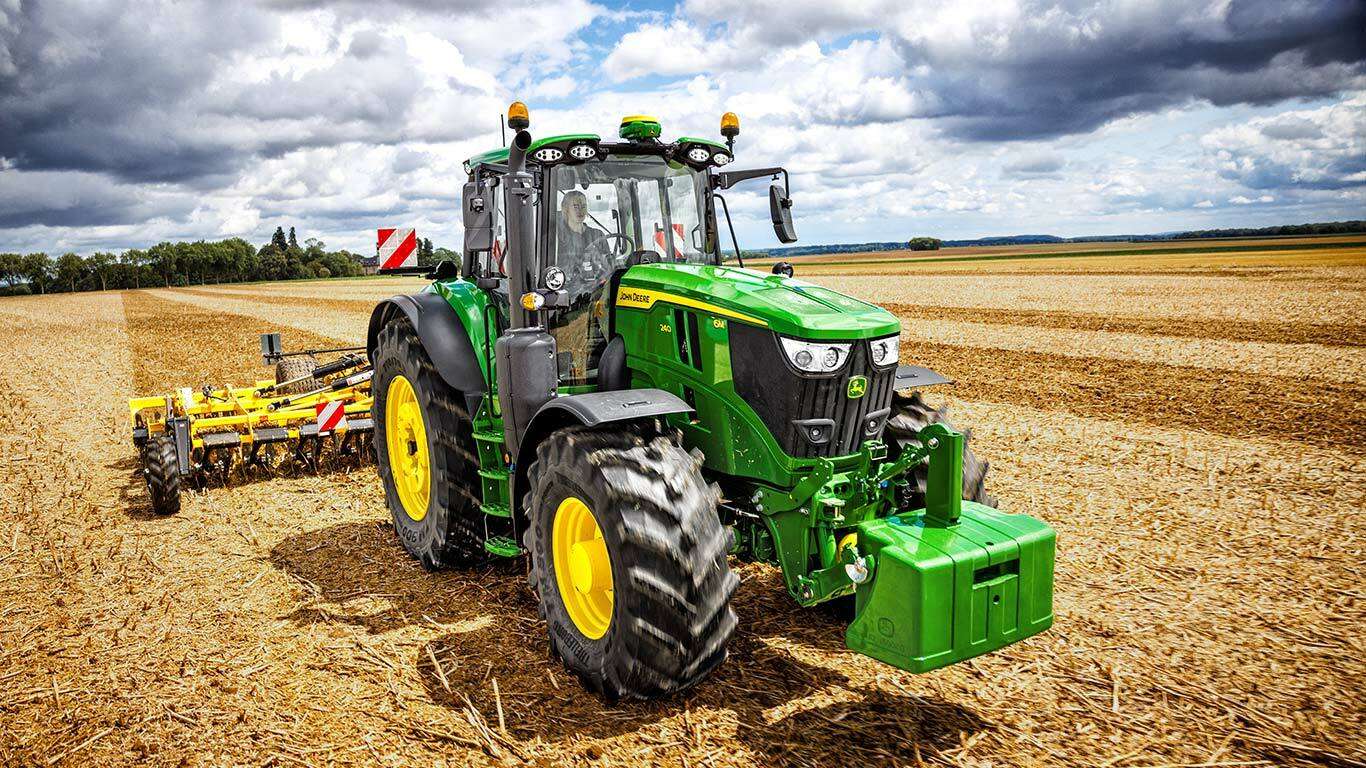 John dęte traktor puzzle online