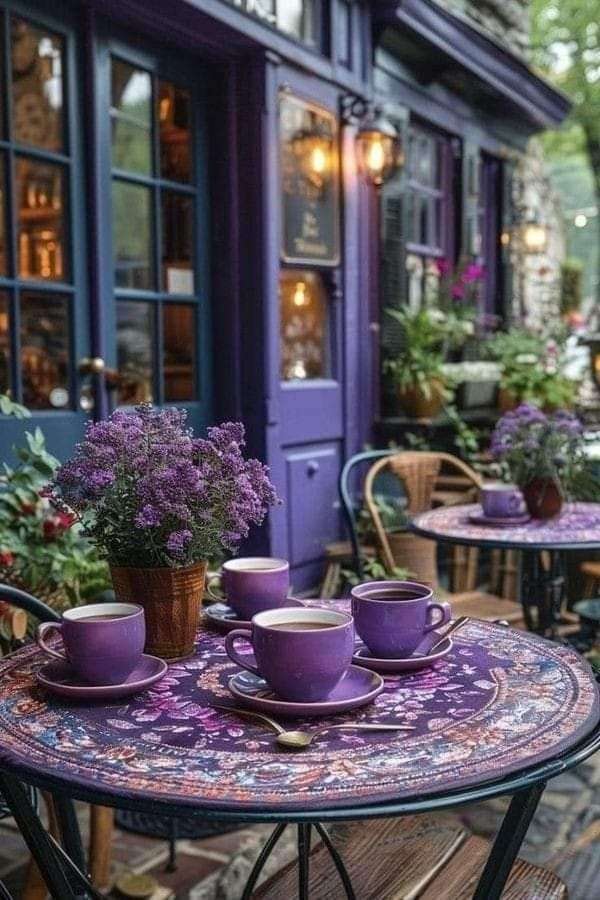 lavender cafe jigsaw puzzle online