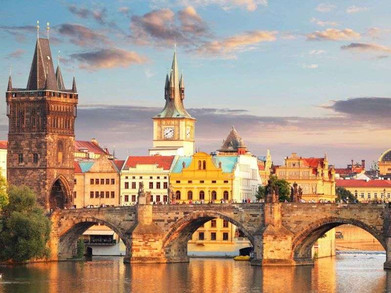 Tchèque Prague-Stone Charles Bridge puzzle en ligne