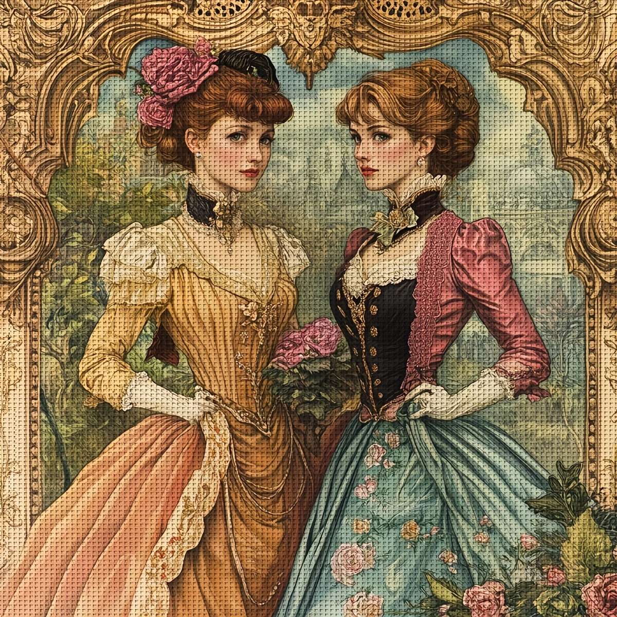 Mesdames de l'ère du style rétro puzzle en ligne