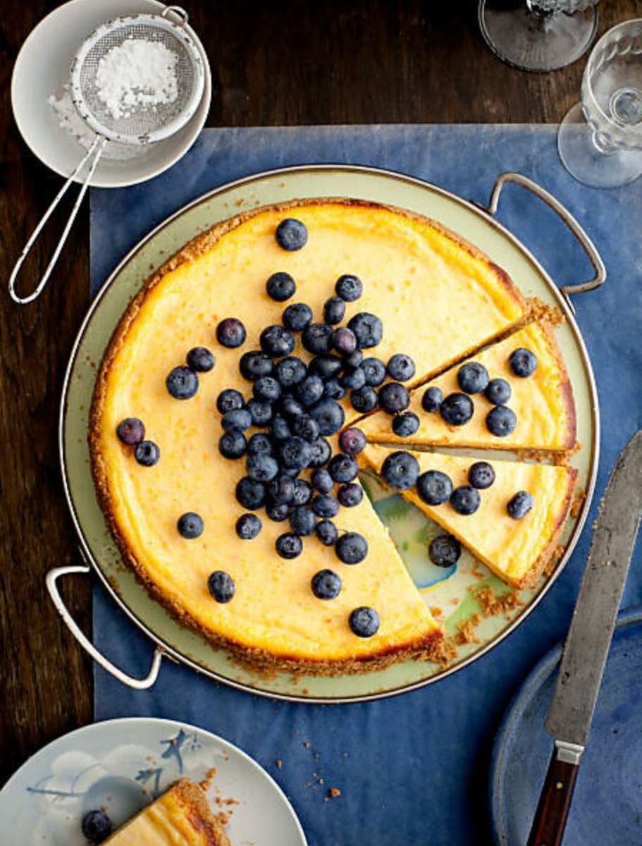 Cheesecake ai mirtilli puzzle online