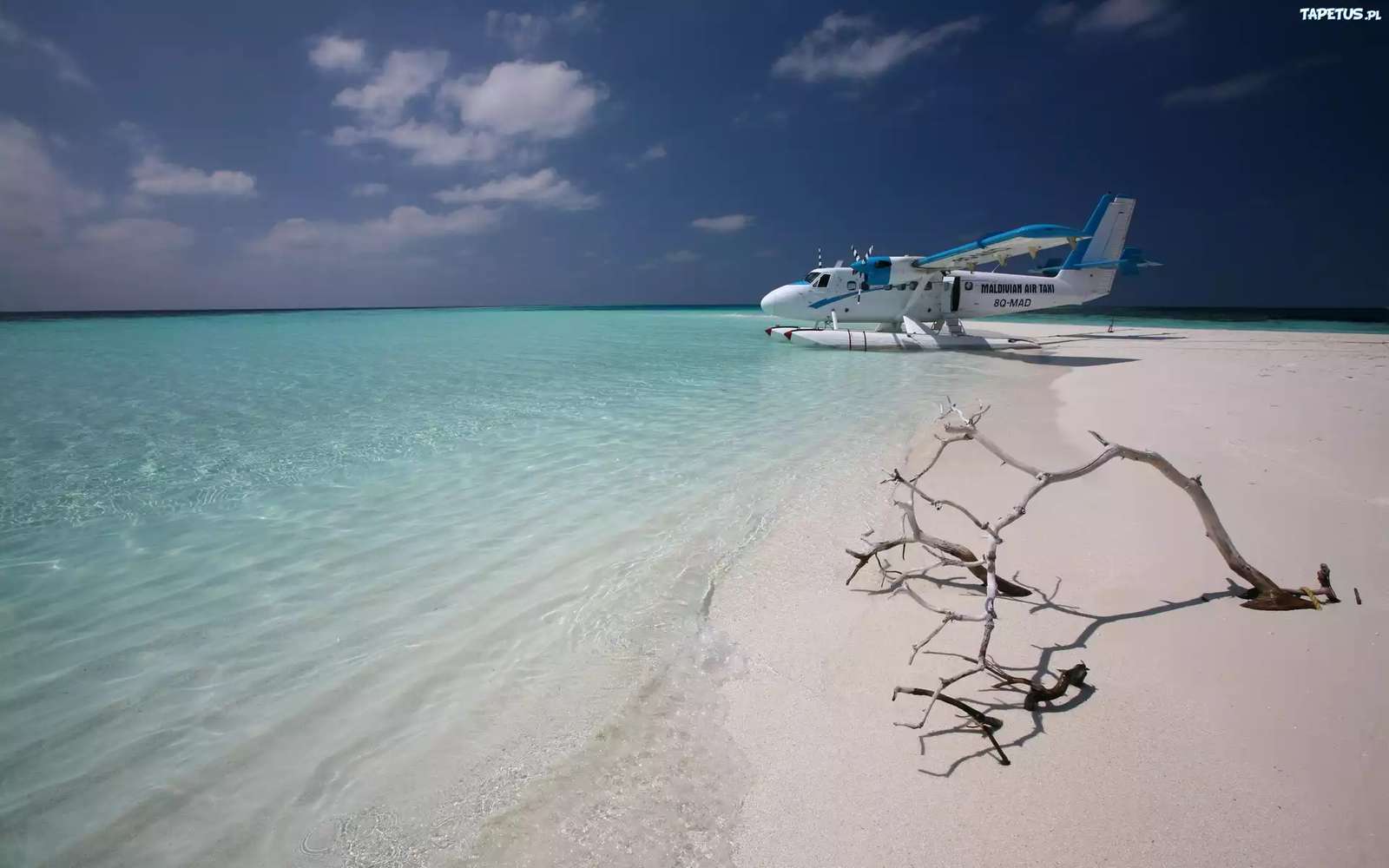 Aereo sull'oceano puzzle online