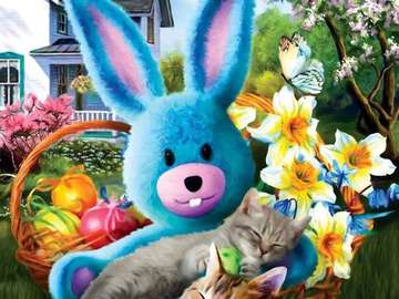 Kumple na Wielkanoc puzzle online