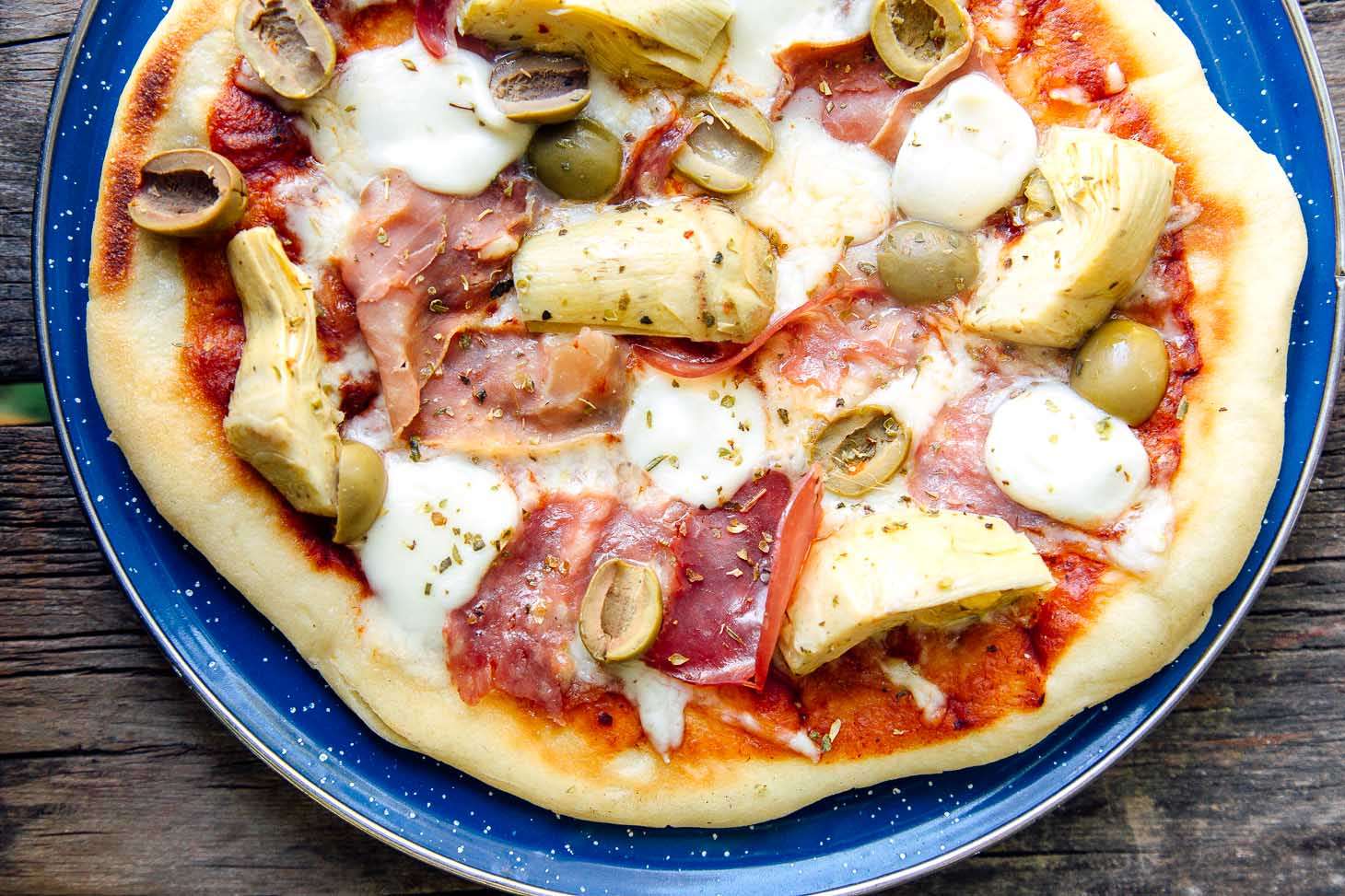 Pizza antipasto puzzle online