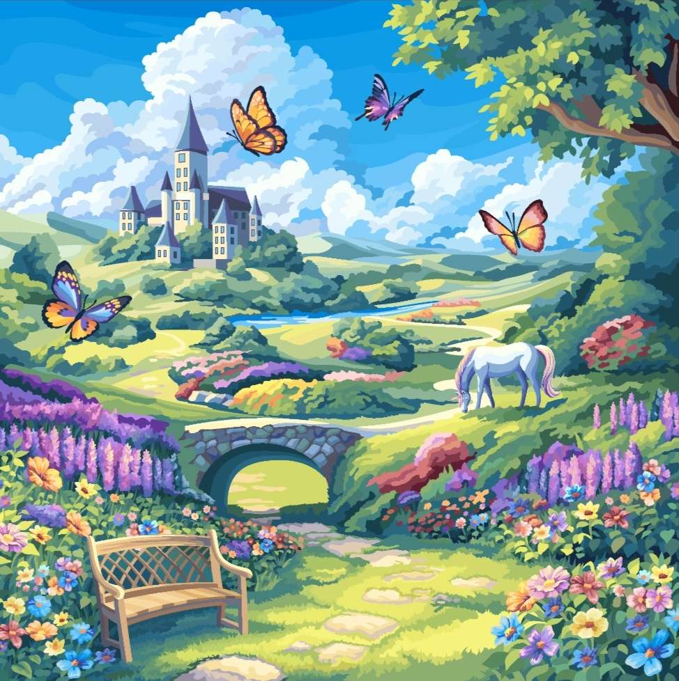 Magiczny Krajobraz puzzle online