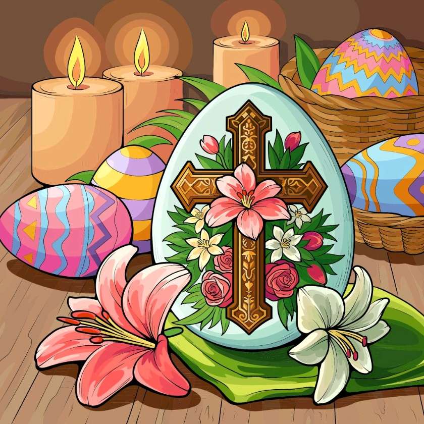 Chrześcijańska Wielkanoc puzzle online