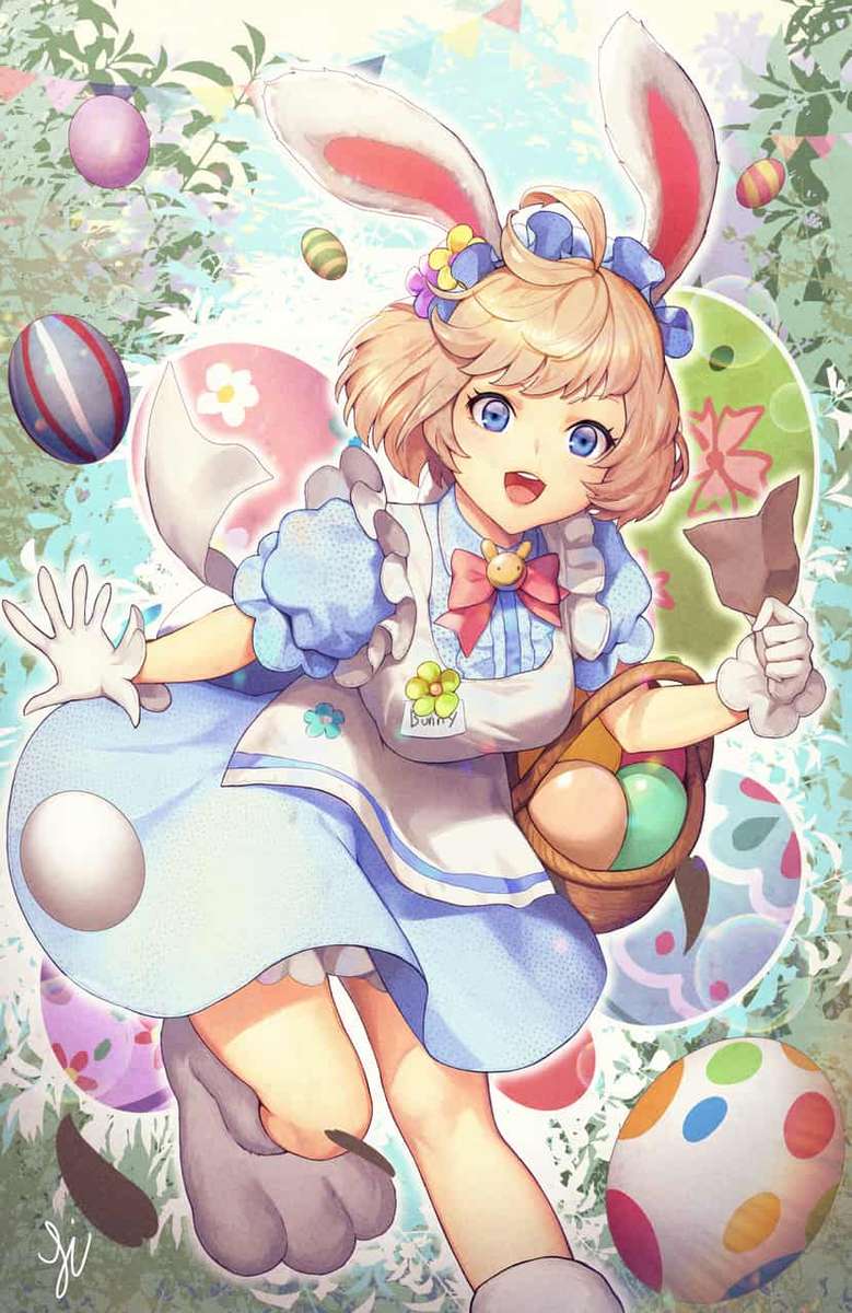 Wielkanoc w Świecie Anime puzzle online