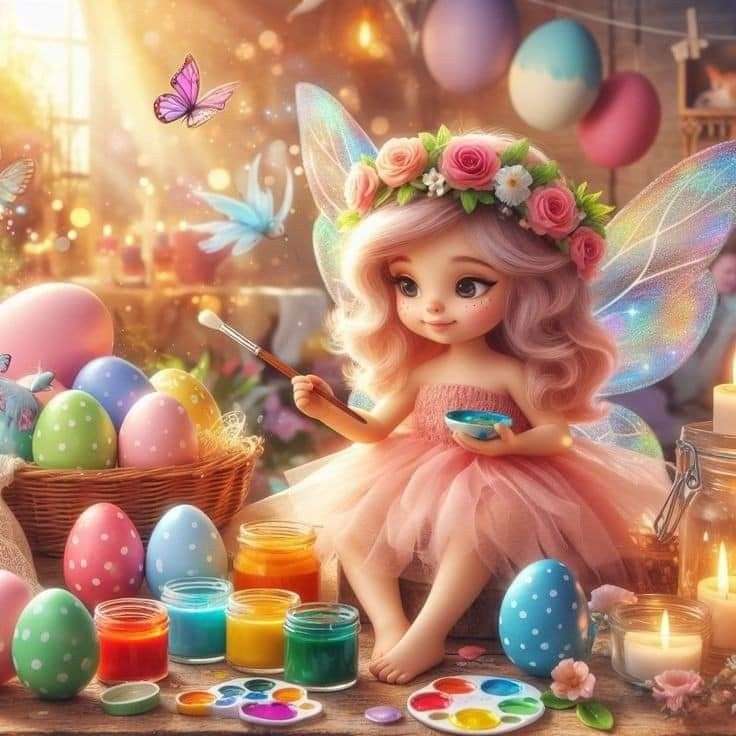 La fata delle uova di Pasqua puzzle online
