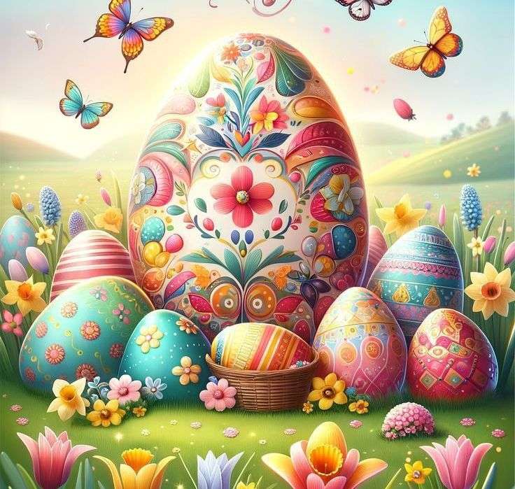 pisanka puzzle online