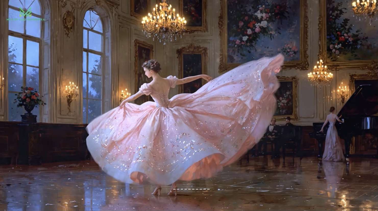 Balerina w pałacu puzzle online