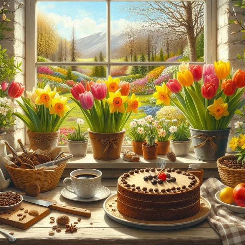 Ziemia śmieje się w kwiatach puzzle online