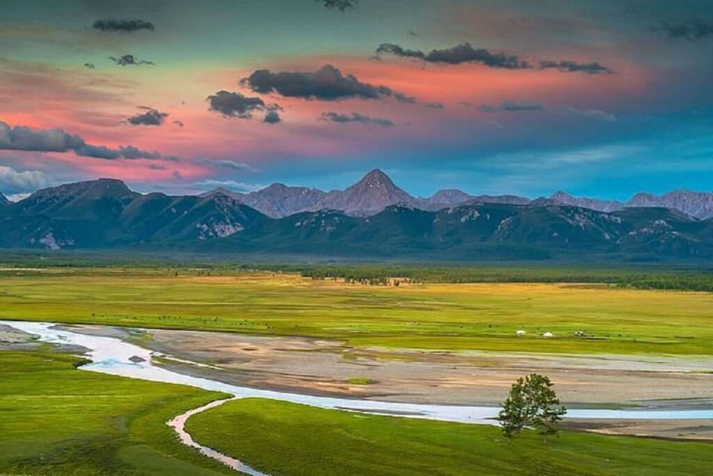 Sunset in the National Park jigsaw puzzle online