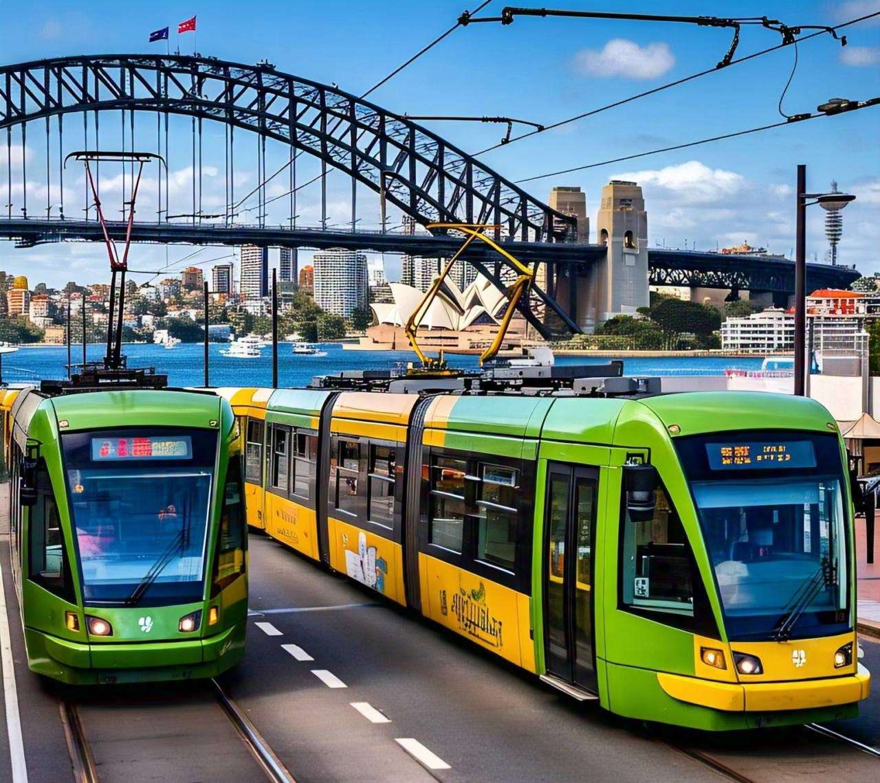 Tramwaje w Sydney puzzle online