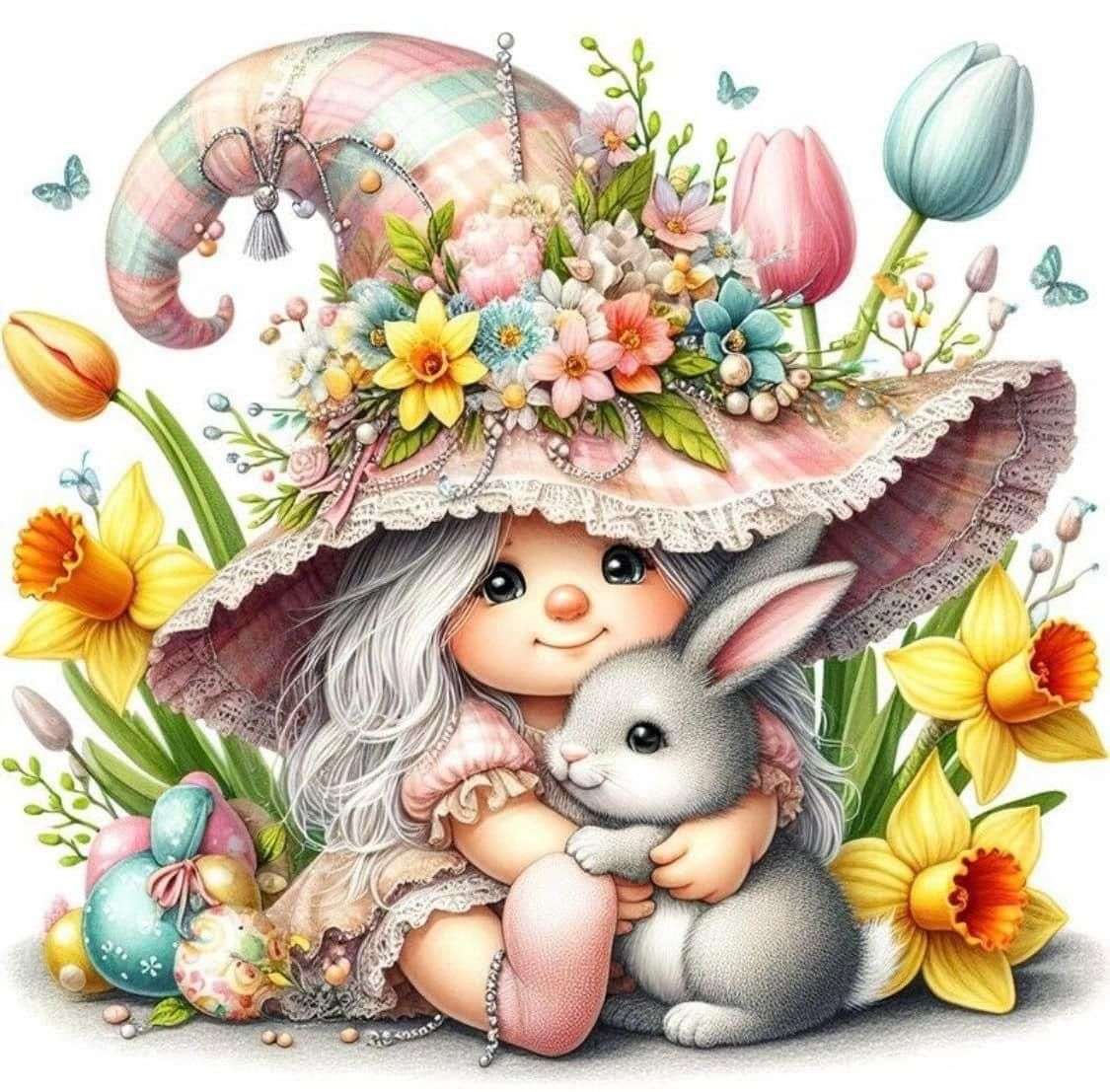 Elf wielkanocny puzzle online
