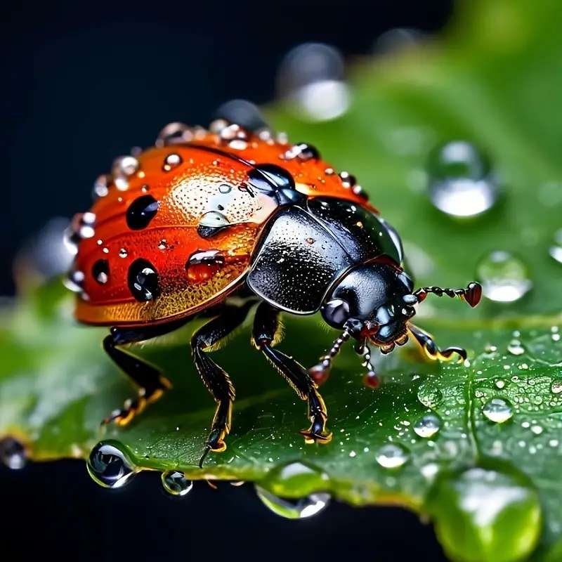 Бидрокна на листе пазл онлайн