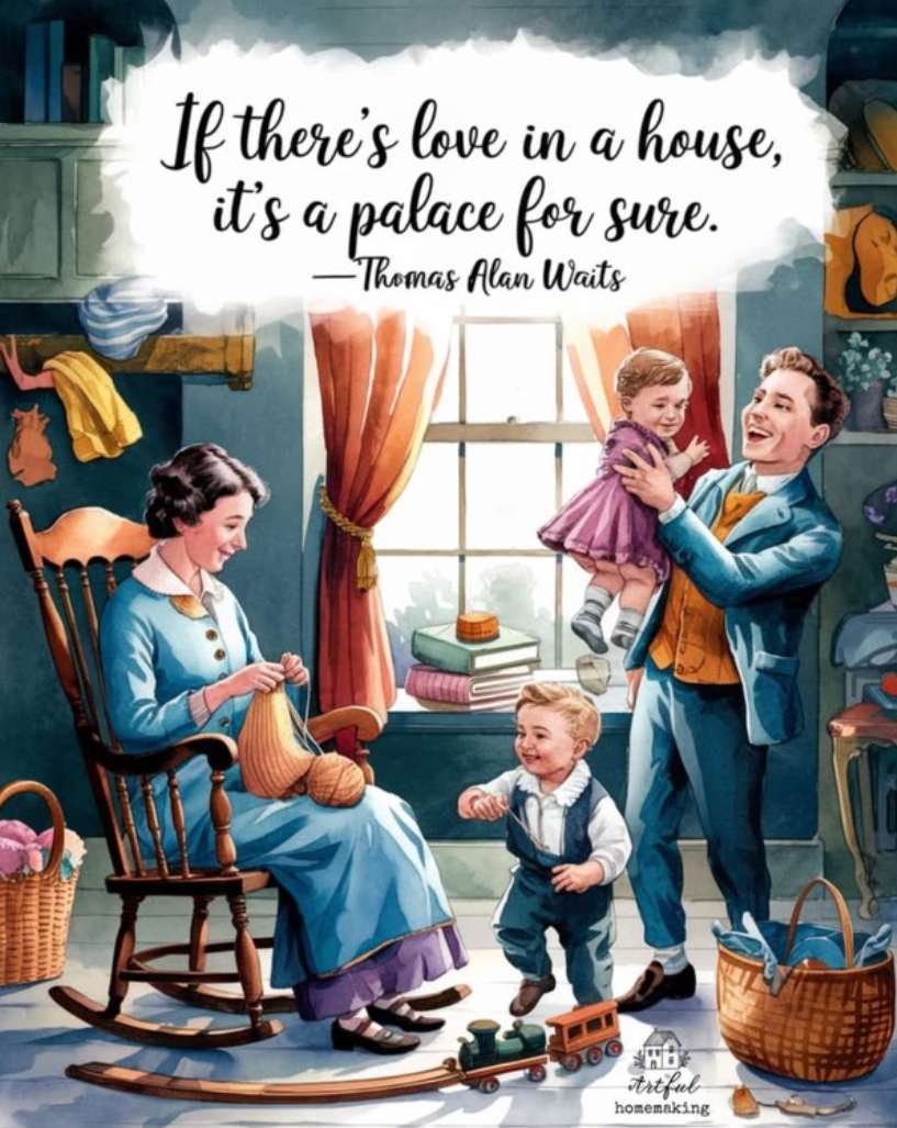 芸術的なホームメイキングは幸せな家族生活を反映しています ジグソーパズルオンライン