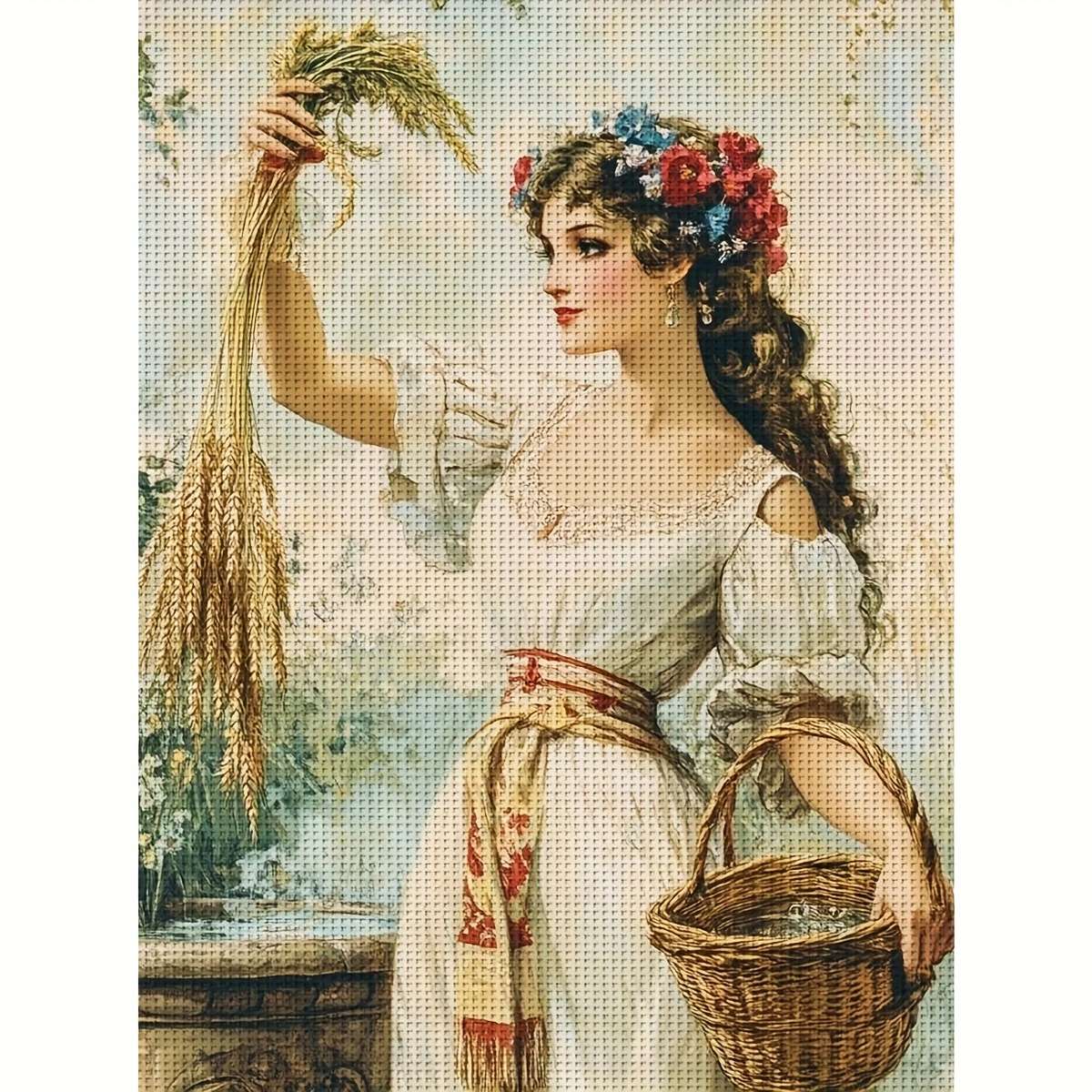 Belle dame vintage puzzle en ligne