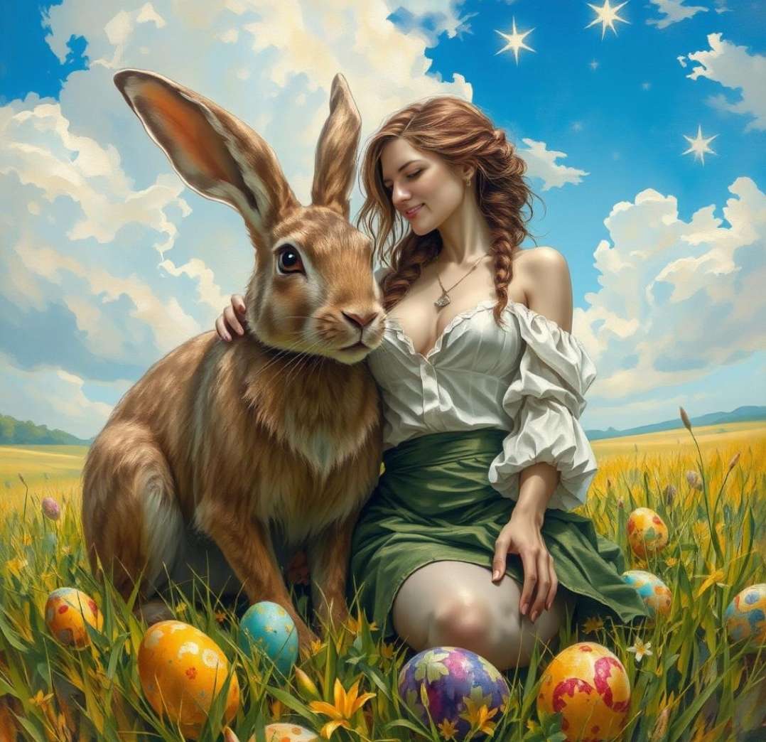 Wielki Zajączek puzzle online
