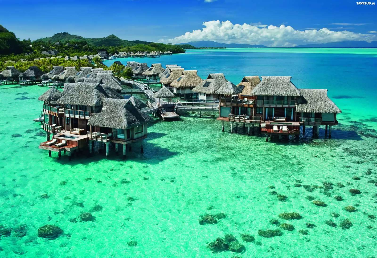 Domki Nad Wyspami Bora Bora puzzle online