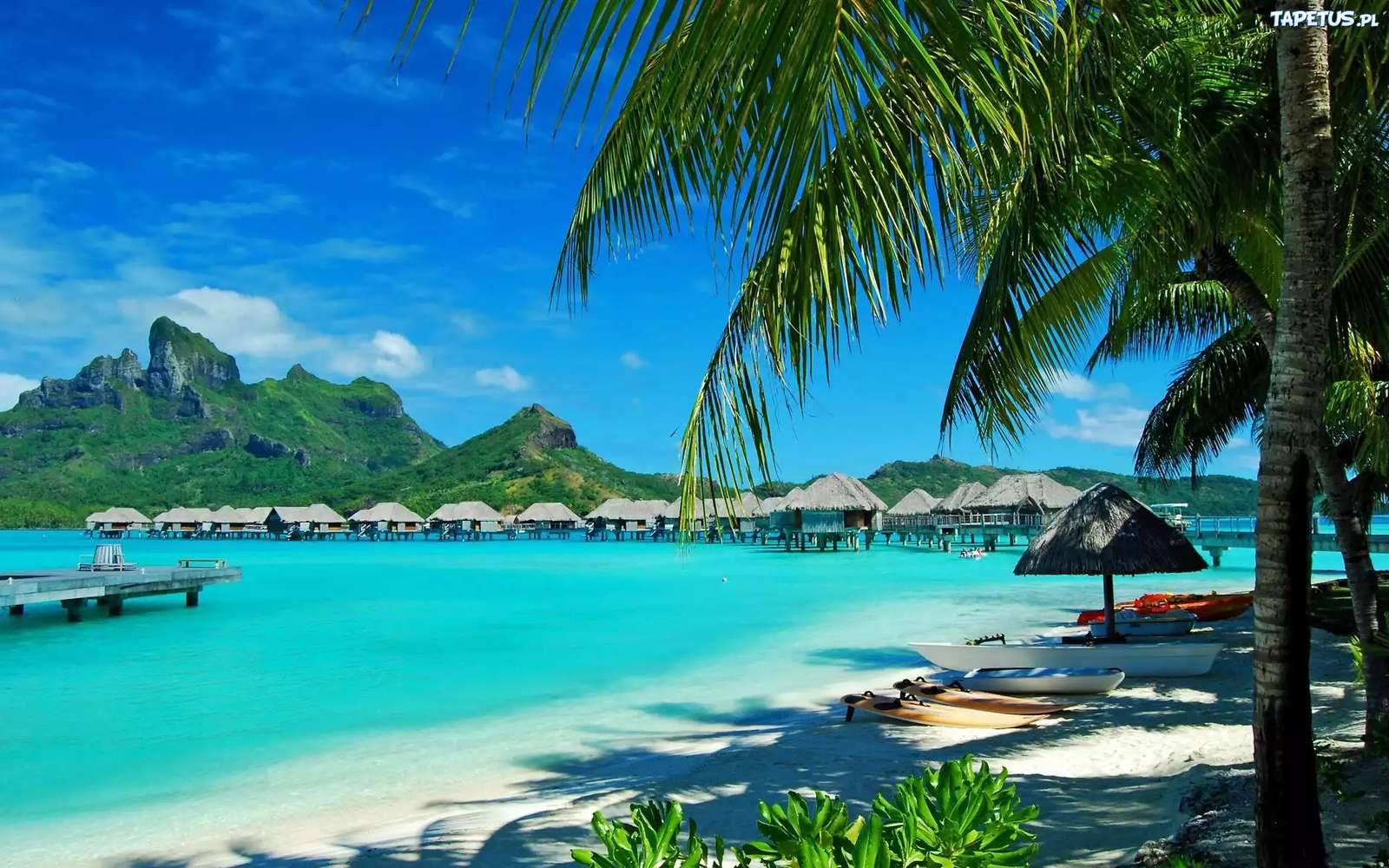 Wyspy Bora Bora puzzle online