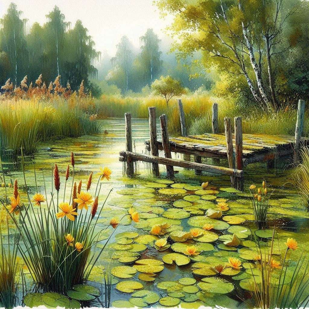 nad jeziorem puzzle online