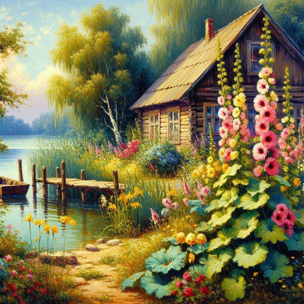 wiejskie zacisze puzzle online
